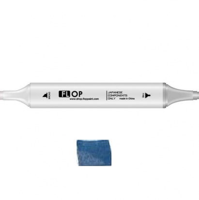 Маркер Flop для скетча и дизайна 244 синий sela39 YTZ2